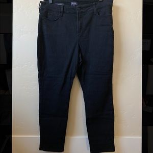 NYDJ Plus Size Black Skinny Jeans